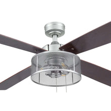 Better Homes & Gardens 52" Pewter Indoor Ceiling Fan with Light, 4 Blades, Pull Chains & Reverse Airflow