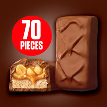 Snickers Fun Size Chocolate Caramel Candy Bars, Value Pack, 70 pk.