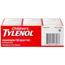 Children's Tylenol Pain + Fever Dye-Free Medicine Cherry Flavor, 3 x 4 fl. oz. - USA MEGA SHOP