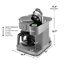Keurig K-Duo Essentials, Hot & Iced Single-Serve K-Cup Pod Coffee Maker & Carafe, Moonlight Grey