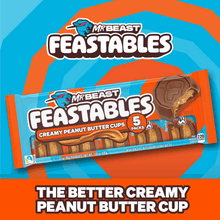 Feastables MrBeast Chocolate Peanut Butter Cups, 1.41 oz (40g), 5 Count