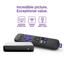 Roku Premiere | 4K/HDR Streaming Media Player Wi-Fi® Enabled with Premium High Speed HDMI® Cable and Standard Remote