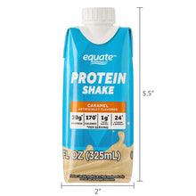 Equate Protein Nutrition Shake, Caramel, 11 fl oz, 12 Count