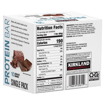 Kirkland Signature Protein Bars, Chocolate Brownie, 2.12 oz Bars, 40-Count (4 Pack of 10)