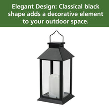 Mainstays Solar Lantern Black