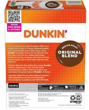 Dunkin' Original Blend Coffee, Medium Roast, K-Cup Pods, 22 Count Boxes, Pk of 4