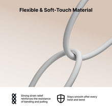 Member's Mark Silicone USB-C Cable Set, 2pack(3' USB-A to USB-C & 6' USB-C to USB-C)