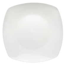 Elama Professional Kitchen 12 Piece Porcelain Square Dinner Plate Set in White