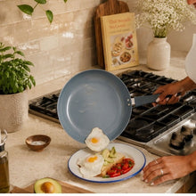 Elements by Thyme & Table 10-Piece Ceramic Non-Stick Cookware Set - Blue