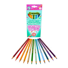 Crayola Colors of Kindness Colored Pencils, School Supplies, 12 Ct, Beginner Child