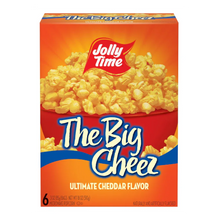 Jolly Time The Big Cheez Ultimate Cheddar Microwave Popcorn, 3 oz, 6 Ct. Gluten-Free, Non-GMO