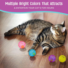 Lattice Balls with Jingle Bells for Cats, 4 Count