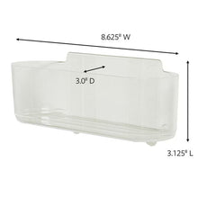 Command Caddy, Clear, Large, Under Sink Organizer, 1 Wall Caddy