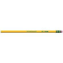 Ticonderoga Wood Pencils, Unsharpened, #2HB .3 mm Lead, Yellow, 12 Count