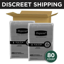 2pack-DependFreshProtectionIncontinenceUnderwearforMen-AdultDiapers-SM-80Coun10-_3 - USA Mega Market