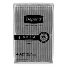 Depend Fresh Protection Incontinence Underwear for Men, Adult Diapers, S/M, 32 Count