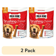 2pack-MilkBoneBrushingChewsOriginalChickenFlavorDailyDentalDogTreats-Large-33-7ozBag-_1 - USA Mega Market