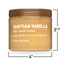 (2 pack) Shea Sugar Scrub, Tahitian Vanilla, 18 oz