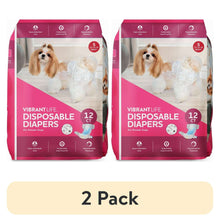 2pack-VibrantLifeDisposableDogDiapersforFemaleDogs-S-12Count-_1 - USA Mega Market