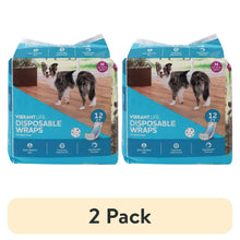 2pack-VibrantLifeDisposableDogWrapsforMaleDogs-M-12Count-_1 - USA Mega Market