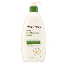 (2 pack) Aveeno Daily Moisturizing Body Lotion and Facial Moisturizer for Face, Body and Dry Skin, 18 fl oz