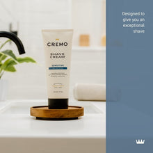 (2 pack) Cremo Sensitive Skin Concentrated Shave Cream, Unscented, 6 fl oz