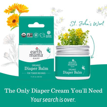 (2 pack) Earth Mama Organic Diaper Balm for Newborns, Infants & Toddlers, 2 fl oz
