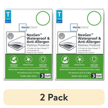 (2 pack) NexGen Waterproof Zippered Mattress Protector Mainstays