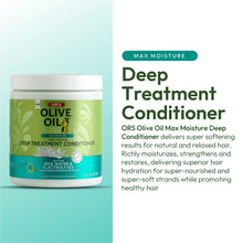 (2 pack) ORS Olive Oil Max Moisture Super Softening Deep Treatment Hair Conditioner, 20 oz