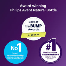 (2 pack) Philips Avent Natural Baby Bottles, Medium Flow, 9oz, Pink, 3-Pack, SCY903/13