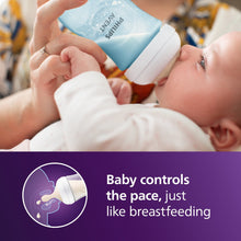 (2 pack) Philips Avent Natural Baby Bottles with Natural Response Nipples (Medium Flow, Flow 3), 9oz, Blue, 3-Pack, SCY903/23