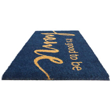 Mainstays Coir Navy Good To Be Home Doormat 18"x30"
