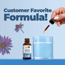 MARYRUTH'S Lymphatic Support Liquid Drops | USDA Organic | Herbal Blend with Echinacea & Elderberry | Blue Vervain | Yarrow Leaf | Vegan | Alcohol-Free | Non-GMO | CLP Certified | 1 oz | 30 Servings