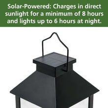 Mainstays Solar Lantern Black