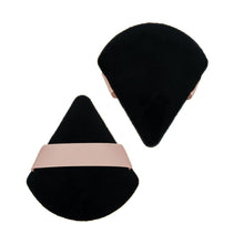 (3 pack) Equate Ultra Soft Precision Powder Puffs for Loose and Pressed Makeup, 2 Count, Black