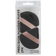 (3 pack) Equate Ultra Soft Precision Powder Puffs for Loose and Pressed Makeup, 2 Count, Black