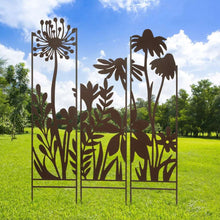 3-panelGardenMuralStakes-_1 - USA Mega Market