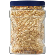 PLANTERS Lightly Salted Dry Roasted Peanuts, Party Snacks, Plant Based Protein, 2.16 lb Canister