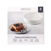 Berkley Jensen 10.5" Porcelain Dinner Plates, 8 pk. - White