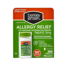 Berkley Jensen Allergy Relief Cetirizine Hydrochloride 10 mg Tablets – 365 Count Antihistamine