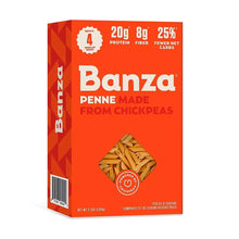 Banza Penne Pasta Four-Pack, Gluten Free, High Protein, and Lower Carb Chickpea Pasta, 2 lbs.