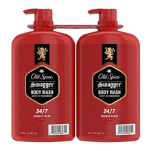 Old Spice Men's Swagger Body Wash Pump, Cedarwood Scent, 24/7 Shower Fresh, 2 pk./33.4 oz.