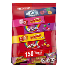 Skittles, Starburst & Life Savers Halloween Candy Variety Pack, Bulk Bag, 150 ct.