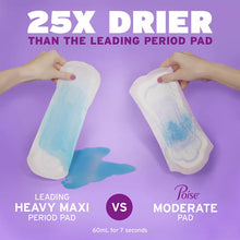 Poise Incontinence & Postpartum Pads for Bladder Leaks, 6 Drop Ultimate Absorbency, Long Length, 120 ct.