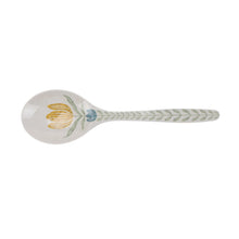 Better Homes and Gardens Bamboo Melamine Floral Salad Bowl with Acacia Lid and Utensil Set
