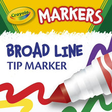 Crayola Broad Line Markers, 10 Ct, Back to School Supplies for Kids, Teacher Supplies, Beginner Child
