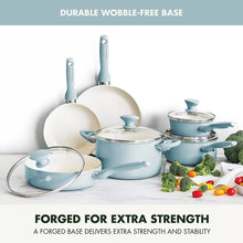 GreenPan Rio 10-Pc. Cookware Set - Blue