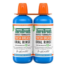 TheraBreath Fresh Breath Mouthwash, Alcohol-Free, Icy Mint, 2 pk./1L