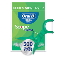 Oral-B Glide Scope Outlast Dental Floss Picks, Mint, 300 ct.