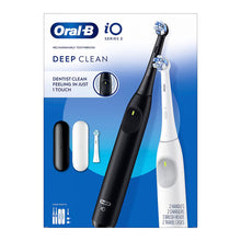 Oral-B iO Series 2 Deep Clean Rechargeable Electric Powered Toothbrushes, Pure White, Night Black, 2 ct.
